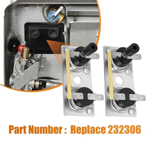 Image of 2 Pack Water Heater Thermostat Switch Compatible with Suburban 232306,RV Water Heater Parts 120V, RV Thermostat for RV Water Heater