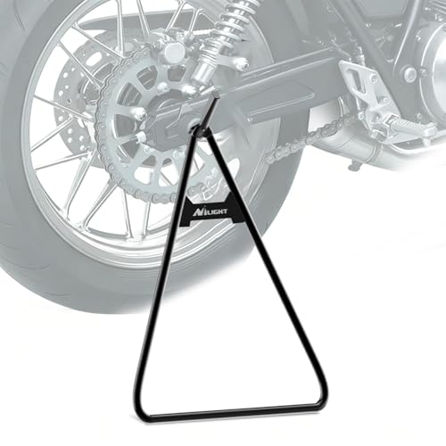 Image of Nilight Universal Motorcycle Dirt Bike Triangle Side Stand | Kickstand Holder for 80-500cc Supermoto Motocross Enduro Pit Bike Black