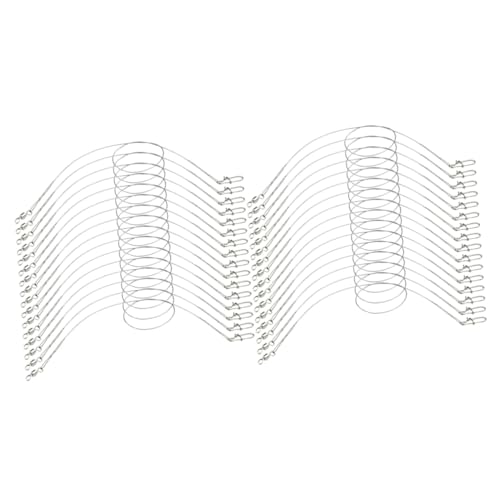 BESPORTBLE 2sets Fishing Accessories Tackle Box Salt Water Fishing Leader Metal Fishing Wire Kit 24pcs*2