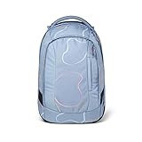 satch sleek Schulrucksack ergonomisch, 24 Liter, extra schlank Vivid Blue - Hellblau
