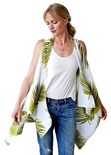 Monstera Palm Leaf Scarf/Vest