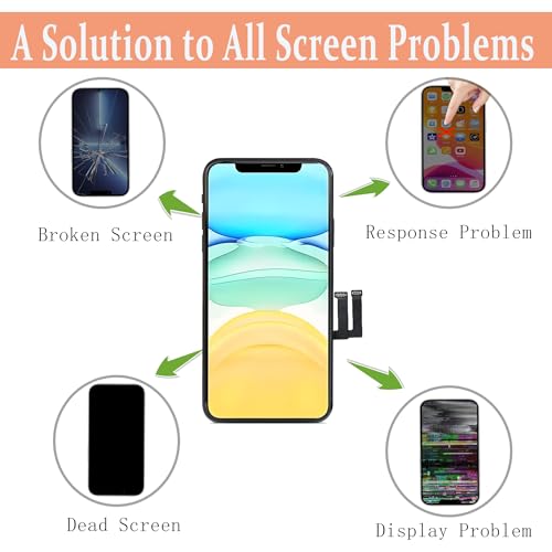 Écran de rechange iPhone 11 tactile LCD réparable avec outils et adhésif - 4