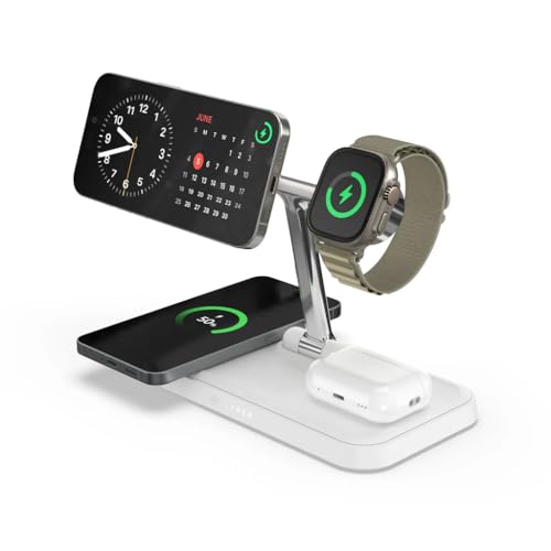 Targus Hj3004whgl Caricabatterie Per Dispositivi Mobili Cuffie, Smartphone, Orologio Intelligente Argento, Bianco Dc, Usb Carica Wireless Ricarica ra