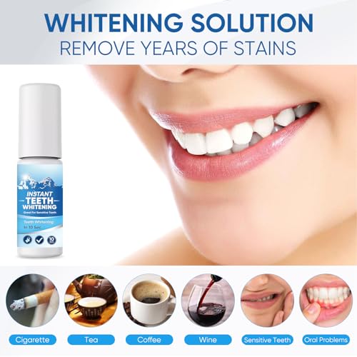 Tooth Paint, Teeth Whitening Paint, Instant White Tooth Paint, Tooth Polish Uptight White, Portable and Simple - Image 4