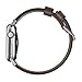 NOMAD Modern Band for Apple Watch 40mm/38mm | Rustic Brown Horween Leather | Silver Hardware