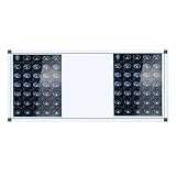 LED-Röntgen-Beleuchtung, Wandhalterung, 13 mm Dicke, Lichtquelle für Krankenhäuser, Labore, Kliniken, Maße 41 x 47,5 x 1,3 cm