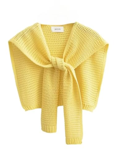 Women's Crochet Sweater Shawl Wraps Triangle Sweater Scarf Top Downtown Girl Fisherman Aesthetic Summer
