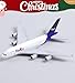 QIYUMOKE 1/400 A380 Model Plane for FedEx Diecast Metal Airplane Model kit for Airbus A380 (5.5-inch L) with Display Plane Stand for Adults Airplane Toy Aviation Gift or Desktop Collection