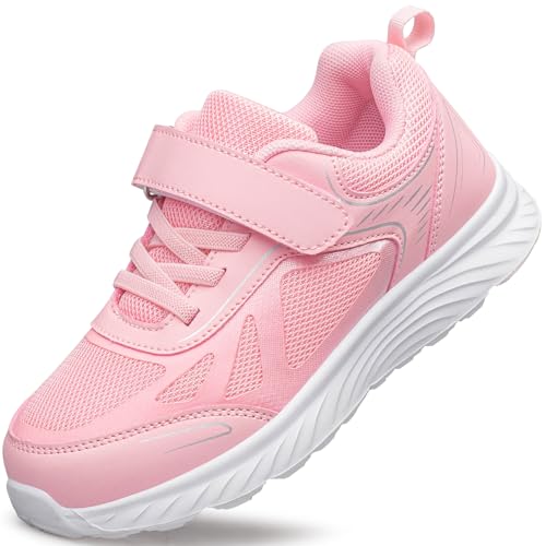Raoendis Girls Boys Breathable Running Shoes Lightweight Kids Tennis Athletic Sport Sneakers for Toddler/Little/Big Kid