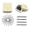 Dofash 100Pcs Bobby Pins Hair Pins Steel Hair Clips 3.5Cm/1.38 Hair Accessories For Girls (Black)