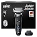 Braun Rasierer Herren Elektrisch Series 7, 72-N1200si, Schwarz - Kabelloser Elektrorasierer, Barttrimmer mit 60 Min. Akku, Wasserdicht, Made in Germany, Inkl. 1 Aufsatz