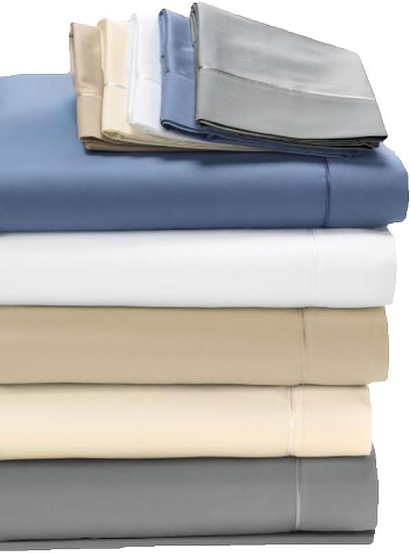 Degree 5 Dreamfit Bamboo Rich Naturally Cooling Sheet Set 100% Made in The USA (White, Full)
