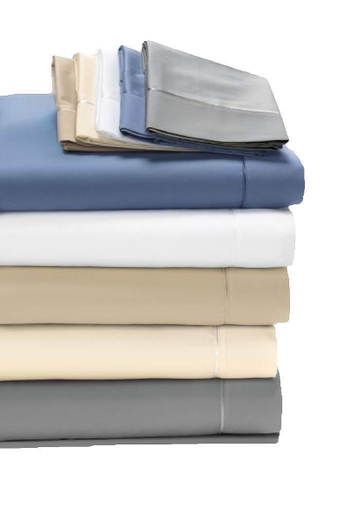 Degree 5 Dreamfit Bamboo Rich Naturally Cooling Sheet Set 100% Made in The USA (White, Full)