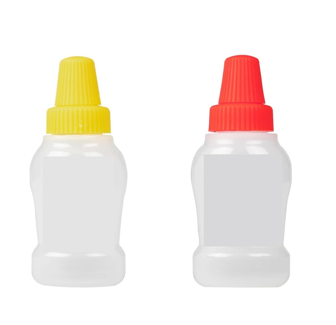 Butelka do Wyciskania Butelka Na Przyprawy Plastikowa Butelka Na Ketchup Pudełko Na Lunch Pojemnik Na Sałatkę Miodową Dozownik do Sosów(Rot)