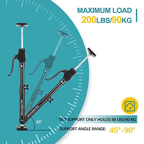 Outimate Support Pole, Steel Telescopic Quick Support Rod Adjustable 3Rd Hand Support System, Supports Up To 198 Lbs Construction Tools For Cabinet Jacks Cargo Bars Drywall Support, 2 Pcs #TOP3