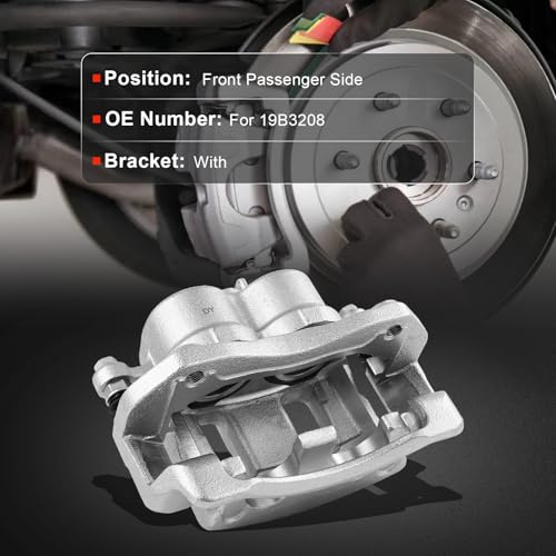 Image of cciyu Front Right Brake Caliper Assembly w /Bracket 19B3208 2007 2008 For Hyundai For Entourage,2006 2007 2008 2009 2010 2011 2012 2014 For Kia For Sedona