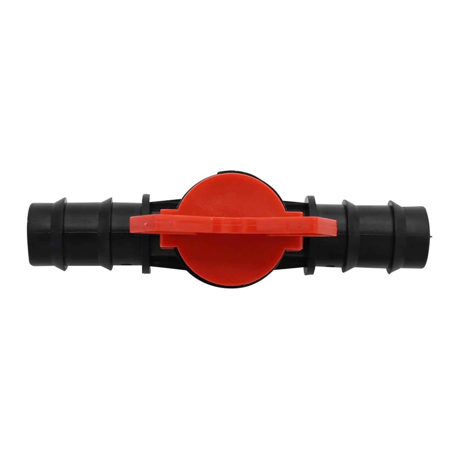 Valvola di controllo dei raccordi for tubi di irrigazione collegata con tubo flessibile da 16 mm, valvola di passaggio del tubo di gocciolamento, valvola di controllo del flusso dell'acqua agricola, 1
