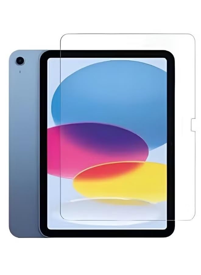 URBBKING Anti-Scratch Full Coverage Tempered Glass Screen Protector For Apple IPad 10th Generation (2022) 10.9 Inches Clear