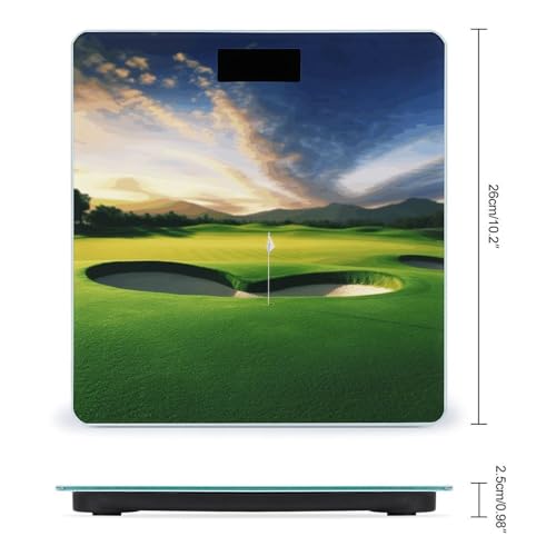 Báscula de baño digital con vidrio templado y pantalla LCD miniatura 2