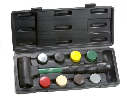 SK 8601 Hammer Set  Replaceable Tip Metric Assortments, Non-Slip Hammer Handles, 9 Piece Automotive Tool Set. Power Hand Tools