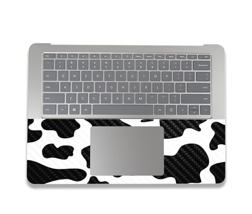 Image of MightySkins Carbon Fiber Skin Compatible with Microsoft Surface Laptop Studio 2 (2023) Full Wrap Kit - Cow Print | Protective, Durable Textured Carbon Fiber Finish | Easy to Apply | Made in The USA