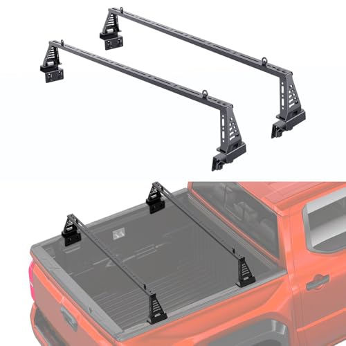IIIREENO Overland Bed Bar for Mid-Size Trucks/Compatible with Retractable Hard