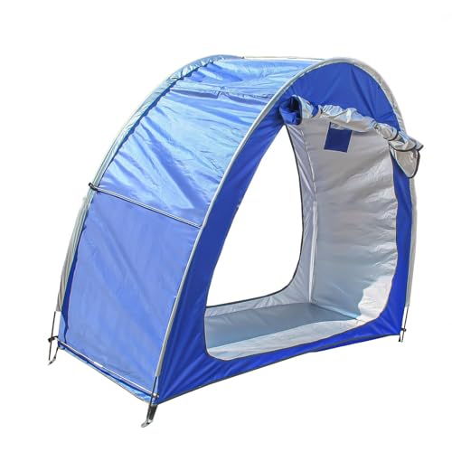 Fxiaobin 2 PCS Box Biciclette può Essere Giuntato Box Biciclette Proteggi da Vento,Pioggia,Neve,Polvere Tettoia per Esterno Tettoia per Auto da Esterno,Blue