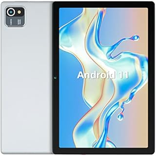 Nicewise Tablet 10 inch, Android 11 Go Tablet,6000mAh Battery,HD Display Quad Core 32GB Storage,2GB RAM,WiFi Tablet (Silver)