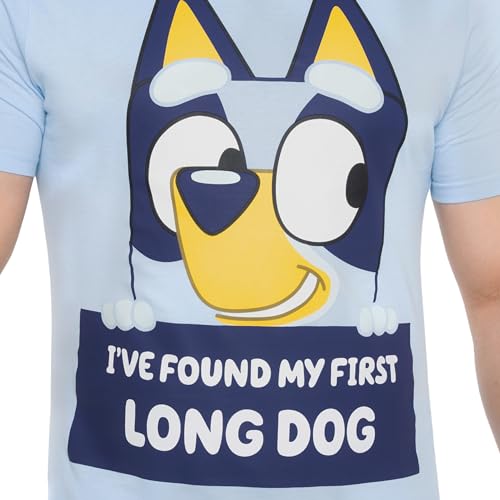 Bluey Adult Pajamas | Mens Cotton Pajamas | Short Sleeve Mens Pjs3