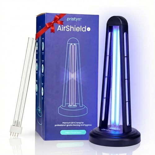 Pristyn AirShield+ UV Light Sanitizer w/Spare Bulb – Premium UV