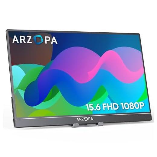 ARZOPA Portable Monitor 15.6 Zoll FHD mit HDR