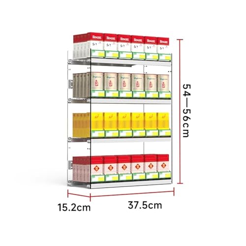 Vitrine acrylique cigarettes meuble rangement multifonctionnel - 3