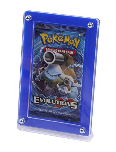 Exklusives Sammler Display mit Blauer Rückwand für die besonderen Booster. TCG Ninjango Fortnite Karten Cover