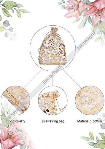 Image of beingelegant Metal - Pack Of 50 * Gift Packing Material I Packing Shininy Pouch Prabhavna Pouch I Lahni Transprant Potli Bag Small Size For Gift Dry Fruit Pouch (Multicolour; 10 X 14 Cm)