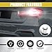 Rebvugr 7443 7440 LED Bulb for Reverse Lights, 2024 Upgraded Super Bright T20 7441 7444 W21W LED Lamps with Projector Lens, Replacement for Backup Tail Brake Parking Lights DRL, 2Pcs (White)