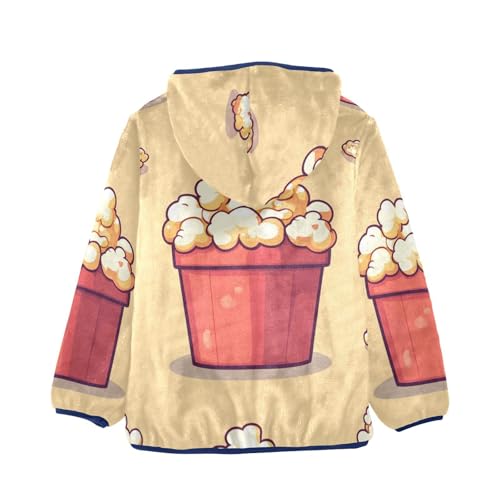 Junk Food Girls Fleece Jacket Girls Fall Jacket Girls Zip Up Hoodie Girls Sherpa Jacket 2-10T2