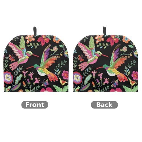 Image of Hummingbird Tea Cozy for Teapot Insulated Floral Tea Cosy for Teapot Home Kitchen Decor Tea Pot Cover for Keeping Warm