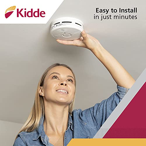 Kidde Smoke & Carbon Monoxide Detector Combo, 10-Year Battery, Replacement Alert, 6 Pack #TOP5