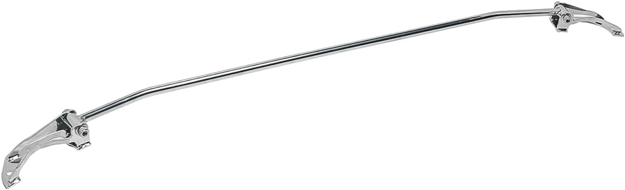 Front Engine Upper Suspension Strut Bar Tower Brace Compatible with 2014-2025 Audi A3 Steel Silver Polished Coated