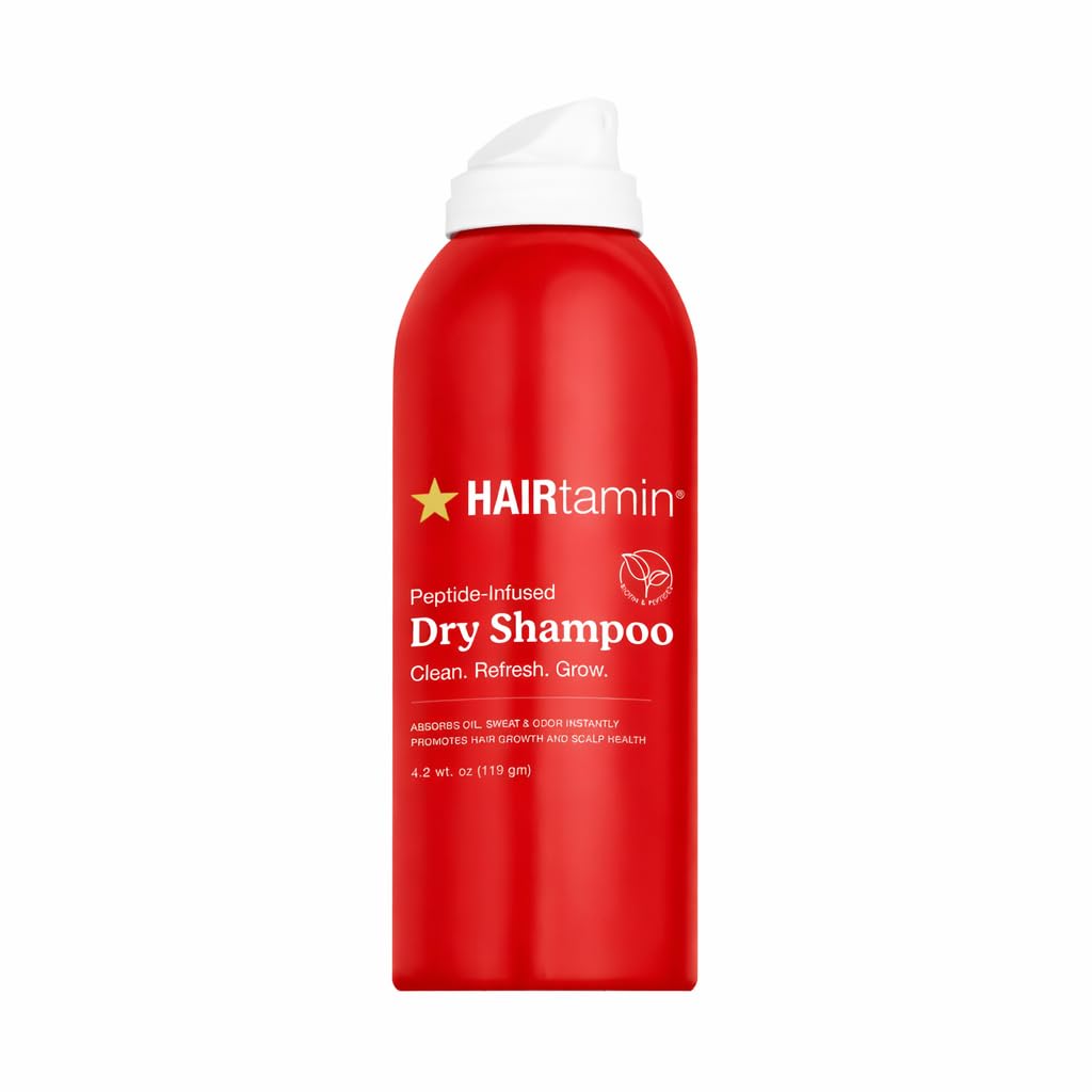HAIRtamin Peptide Dry Shampoo for women with Biotin and Rosemary Oil