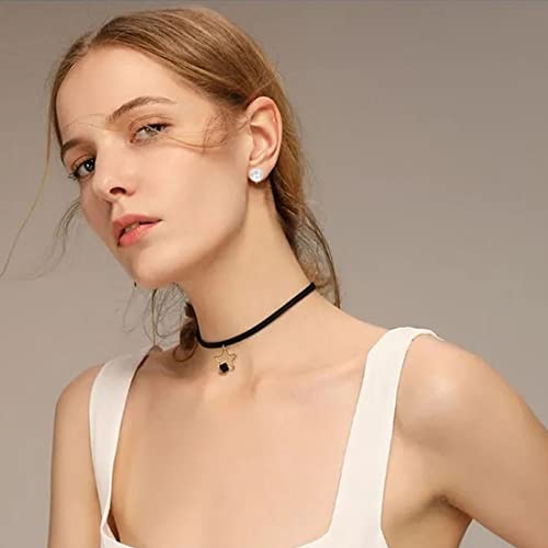 Aretes de Perla para Mujer con Clip No Perforados miniatura 6