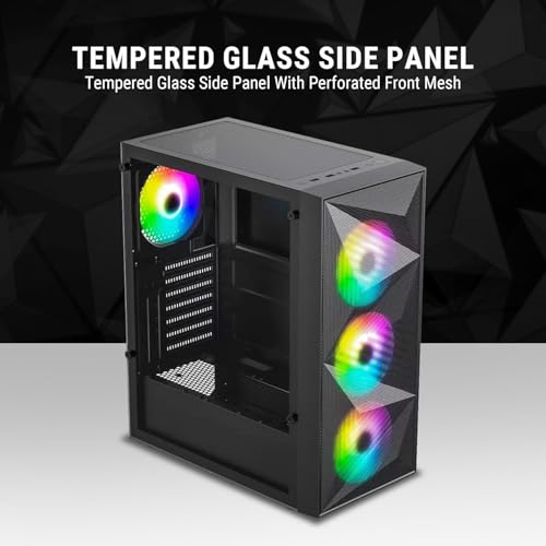 Image of Elite 1200 Gaming PC Combo Kit with H110 Motherboard, i7-9700 Processor, 16+16GB DDR4 RAM, 512GB NVMe, 1TB SSD, WiFi + Bluetooth 5.0, CPU Fan, ECO500 SMPS,Windows 10 Pro & MS Office.