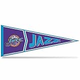 Rico Industries NBA Basketball Utah Jazz Retro 12" x 30" Felt Wall Décor Pennant - Great for Home/Bed Room/Man Cave Décor