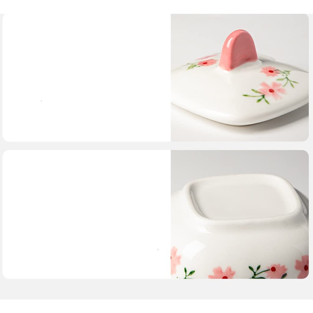 Butelka na przyprawy, ceramiczny słoik na przypraw Szklane słoiki na przyprawy, słoik Zestaw słoików na przyprawy do użytku domowego Słoik na sól kuchenną Cukier Pudełko na przyprawy glutaminian sodu
