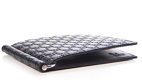 Gucci Unisex Microguccissima GG Black Money Clip Wallet2