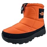 [ザノースフェイス] Nuptse Bootie WP Logo Short マンダリン/TNFブラック 6