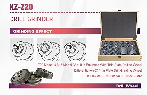 Portable Drill Bit Sharpener, Electric Grinder, Multi-functional Drill Bit Sharpener for Precision Grinding, Ideal for Home and Workshop Use.