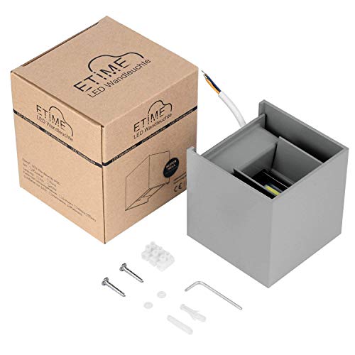 Etime 7W Applique da Parete Interno Esterno LED