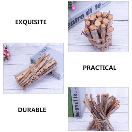 Bois brut de bouleau décoratif : 40 branches pour centre de table rustique - 8