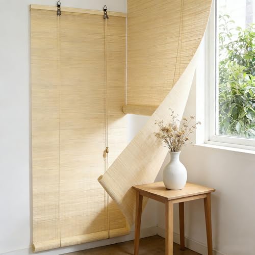 Stores romains bambou 105x265 de haute densité avec ascenseur - 2